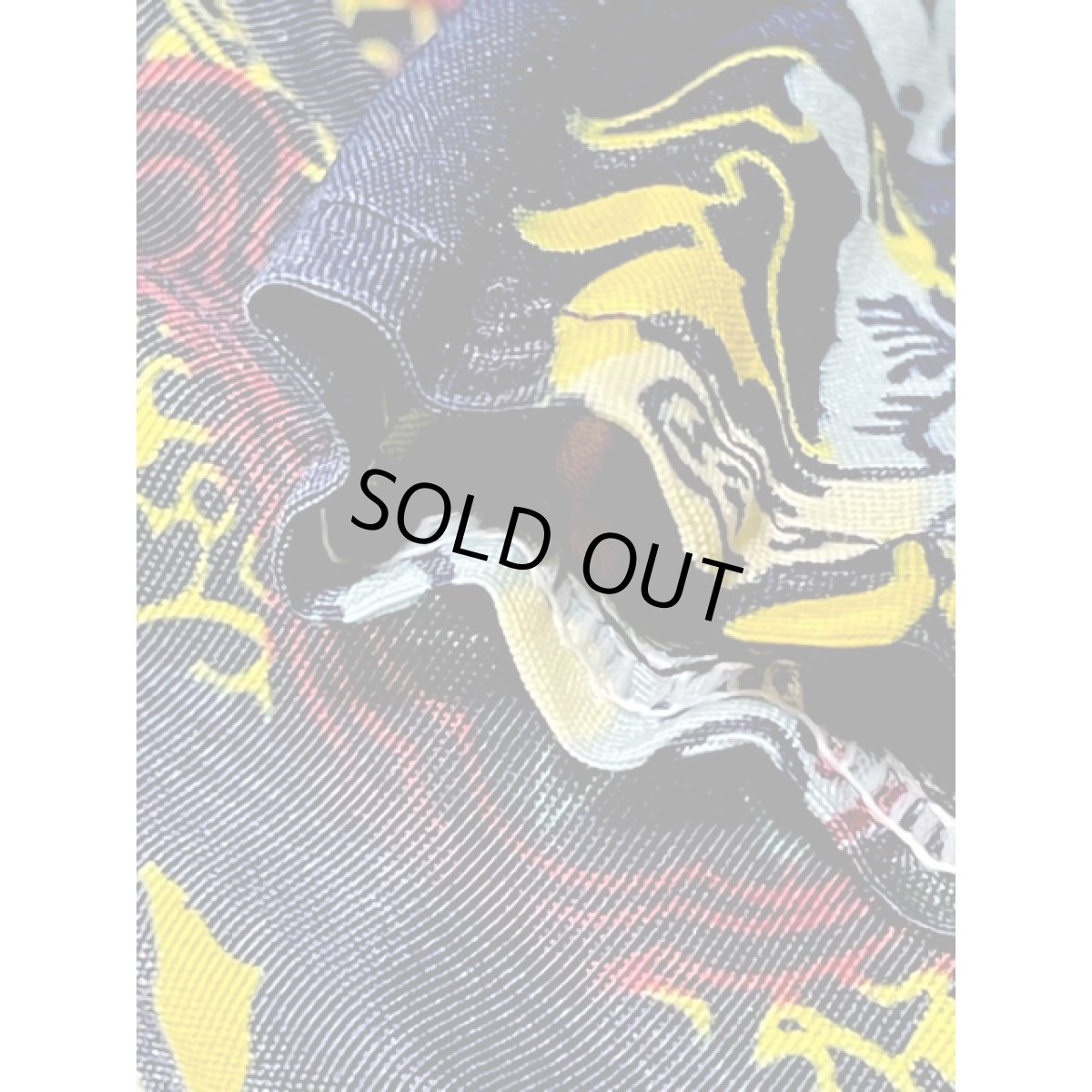 画像10: プリーツ ネイビー ウエストゴム レトロ USA古着 ヴィンテージワイドパンツ (10)