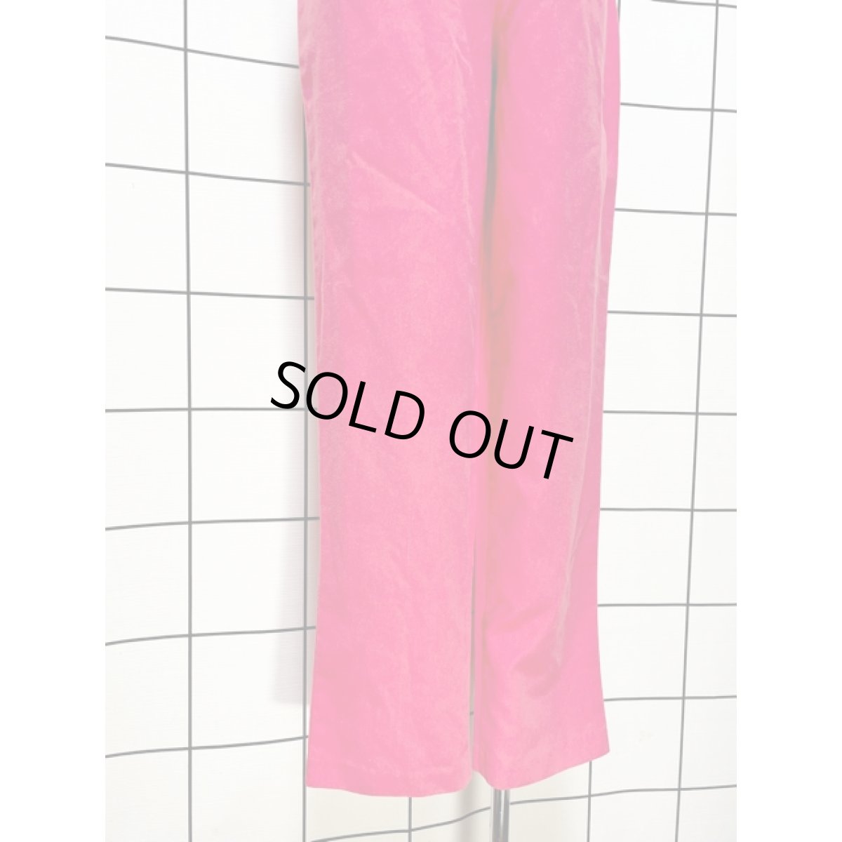 画像3: 無地 ウエストゴム レトロ古着 ヴィンテージパンツ (3)