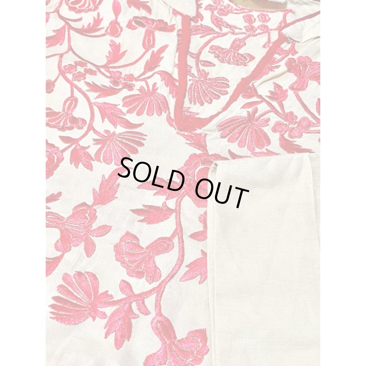 画像9: 刺繍 フォークロア レトロ USA古着 ヴィンテージワンピース (9)