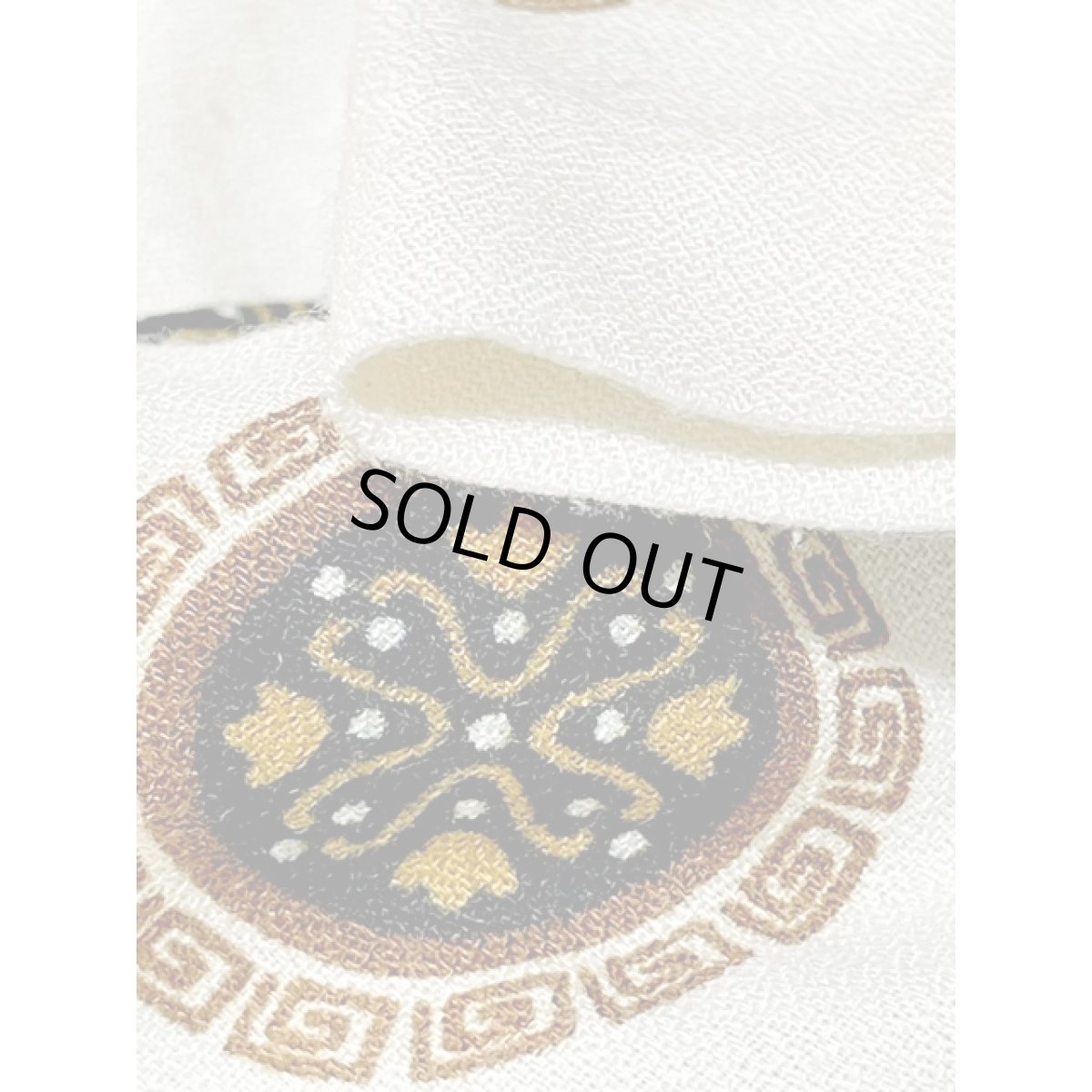 画像9: ワイド ホワイト ウエストゴム レトロ USA古着 ヴィンテージロングパンツ (9)