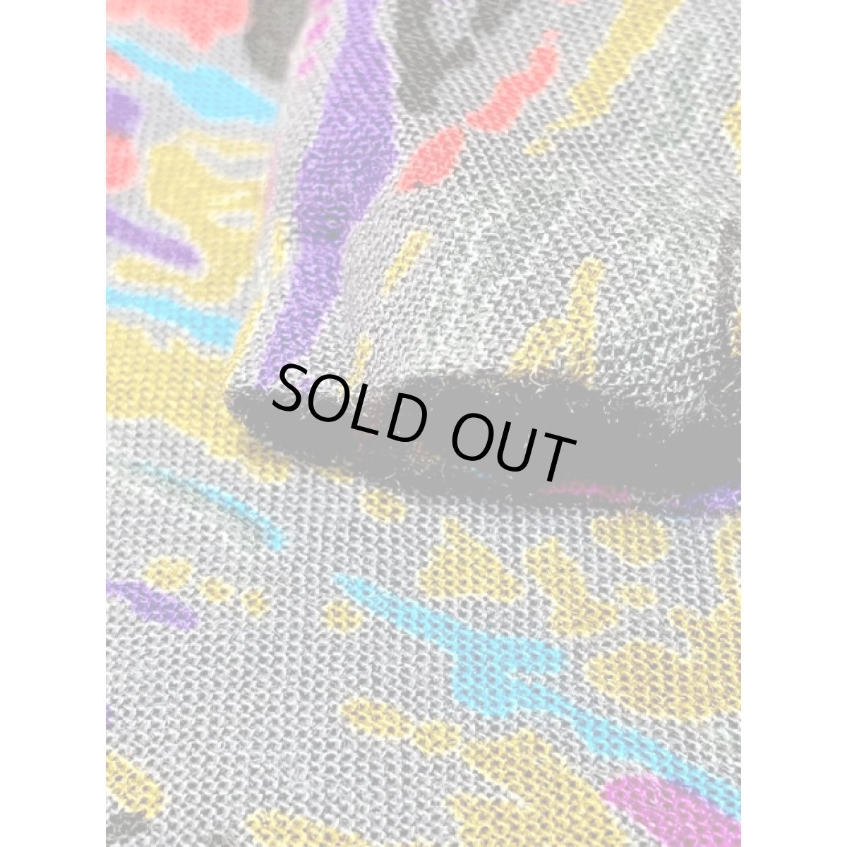 画像9: アート柄 ウエストゴム レトロ USA古着 ヴィンテージスカート (9)