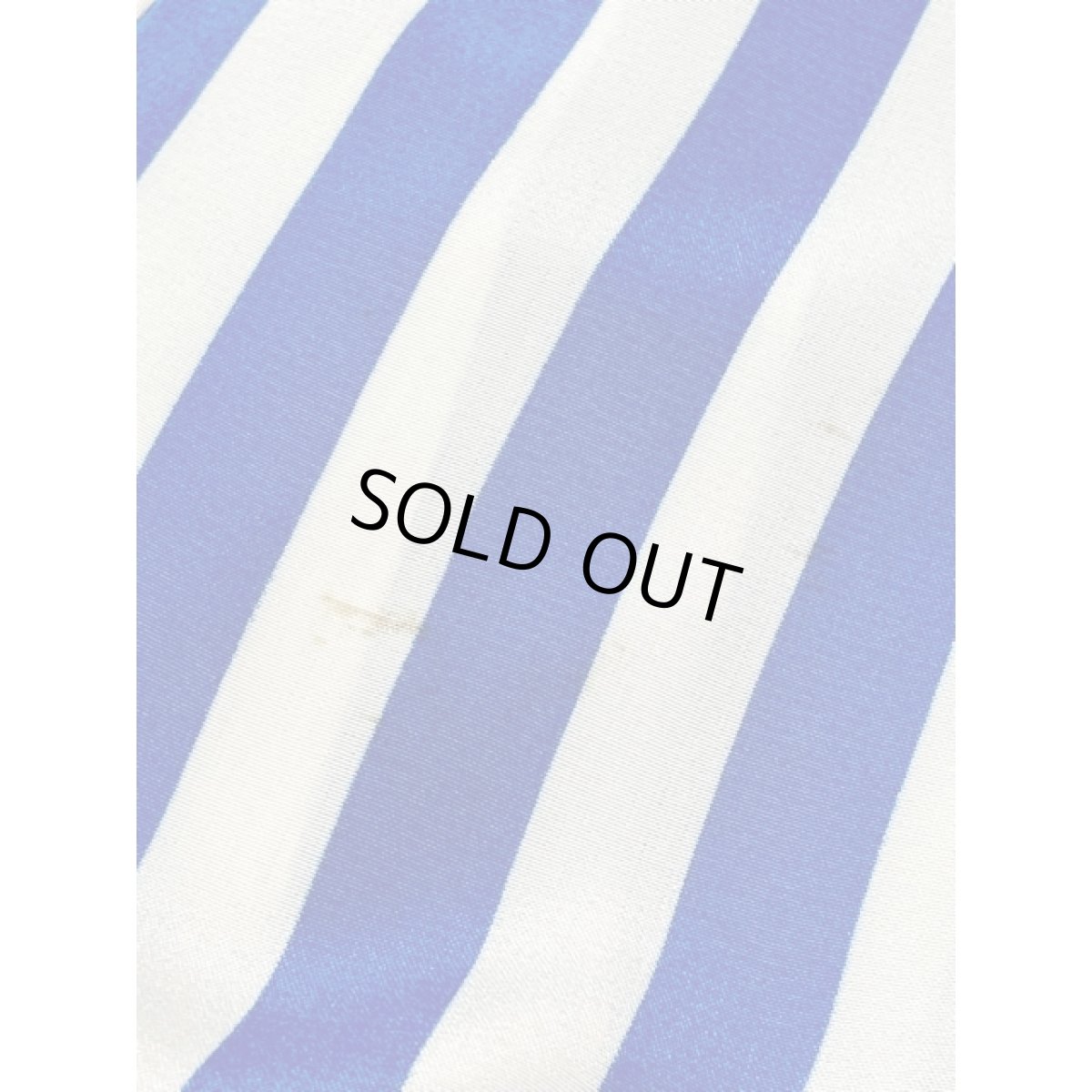 画像13: ストライプ ボーダー フロントタック ウエストゴム レトロ USA古着 ヴィンテージワンピース (13)