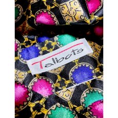 画像14: Talbots タルボット プリーツ切り替え ウエストゴム レトロ USA古着 ヴィンテージワンピース (14)