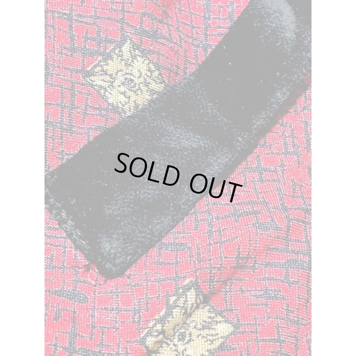 画像14: ベロア襟 レイヤード調 バックリボン レトロ USA古着 ヴィンテージワンピース (14)