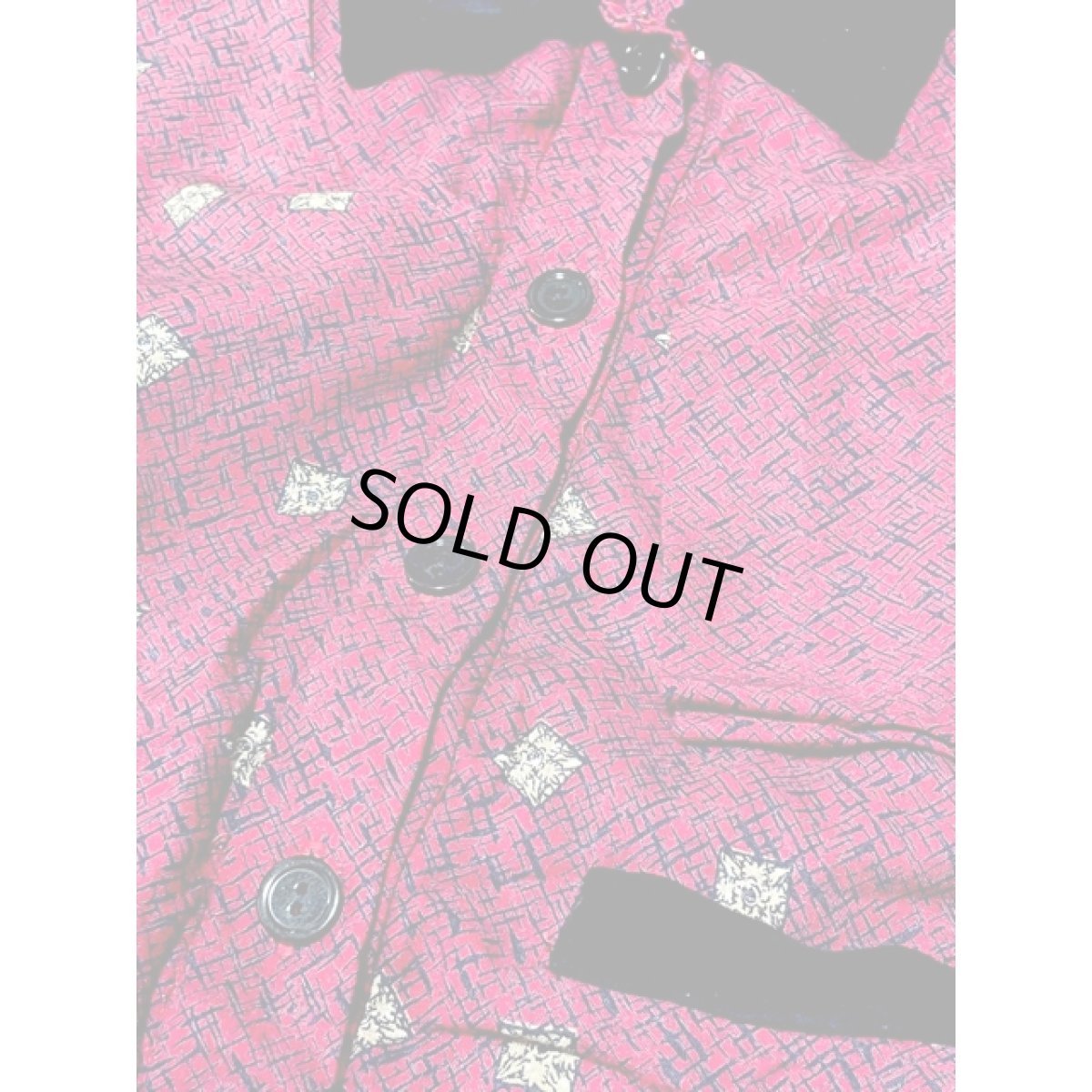 画像12: ベロア襟 レイヤード調 バックリボン レトロ USA古着 ヴィンテージワンピース (12)