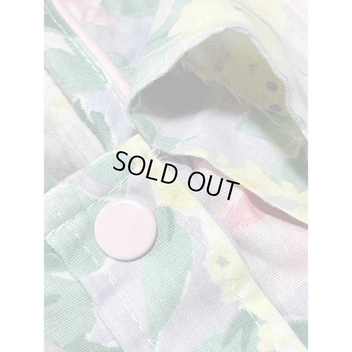 画像15: 花柄 前開き ホック式 レトロ USA古着 ヴィンテージワンピース (15)