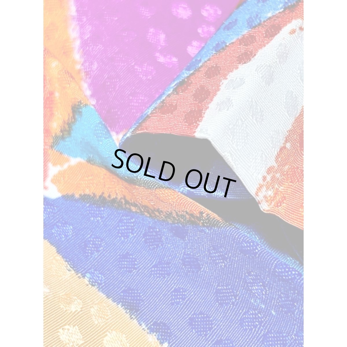 画像10: プリーツ カラフル アート柄  ドット織り ウエストゴム レトロ USA古着 ヴィンテージスカート (10)