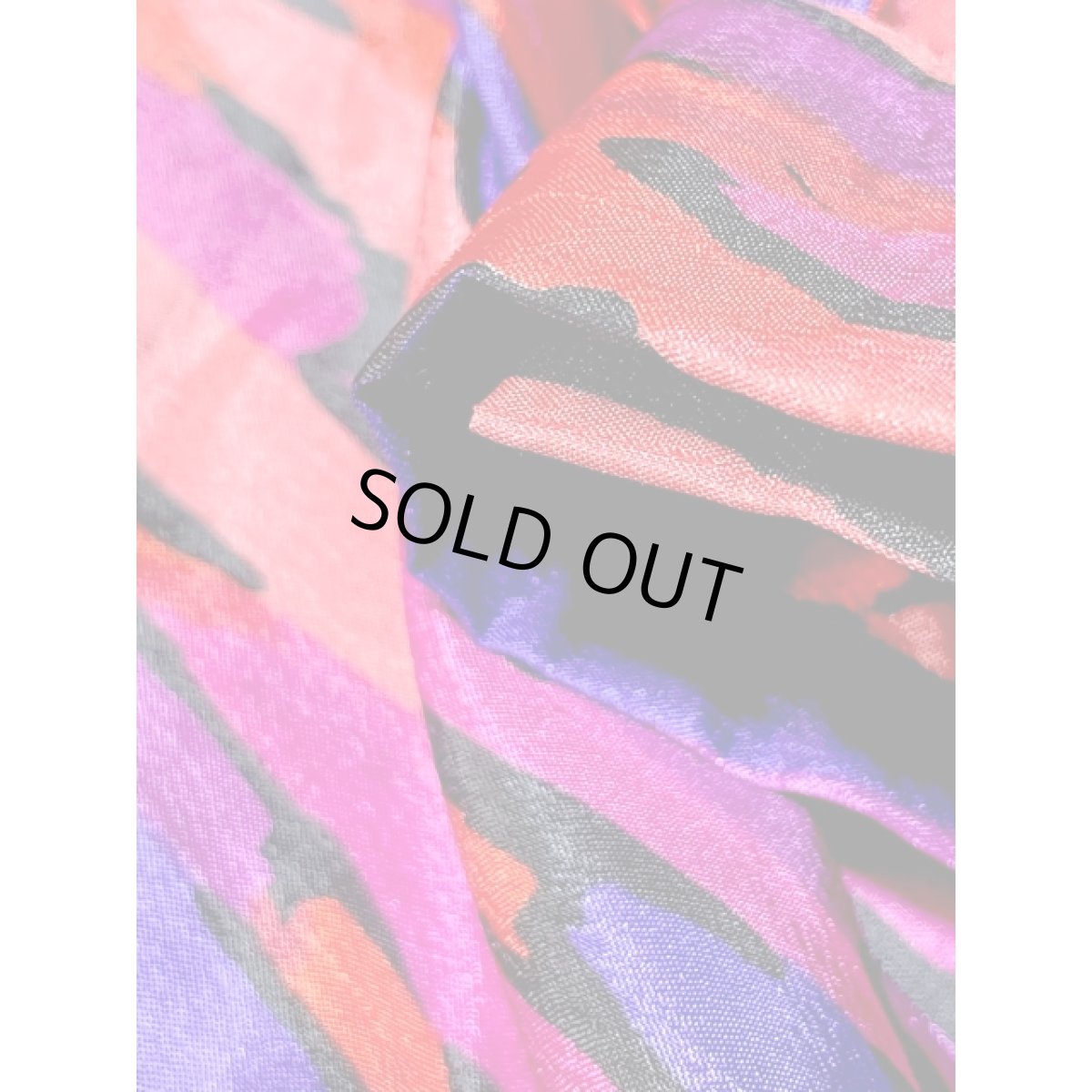 画像11: アート柄 ウエストゴム レトロ USA古着 ヴィンテージワンピース (11)