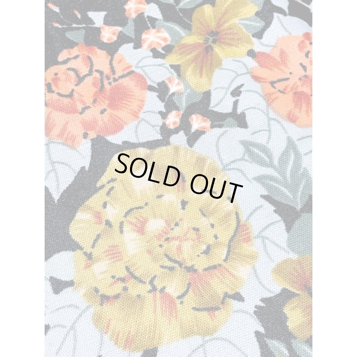 画像9: 花柄 ブラック レトロ USA古着 ヴィンテージスカート (9)