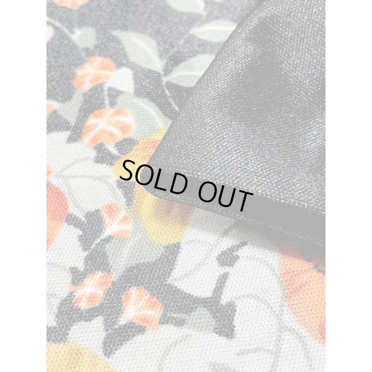 画像10: 花柄 ブラック レトロ USA古着 ヴィンテージスカート (10)