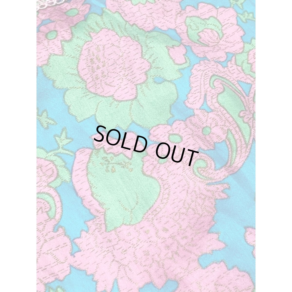 画像11: レトロサイケ レース 花柄 レトロ USA古着 ヴィンテージワンピース (11)