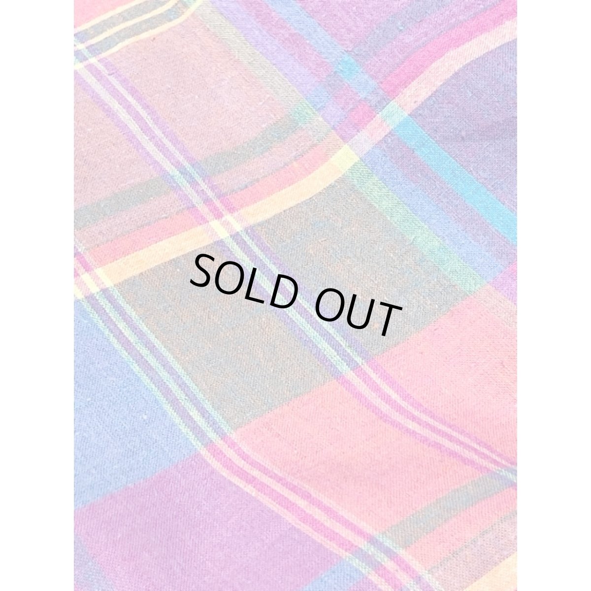 画像11: チェック柄 レトロ USA古着 ノースリーブ ヴィンテージワンピース (11)