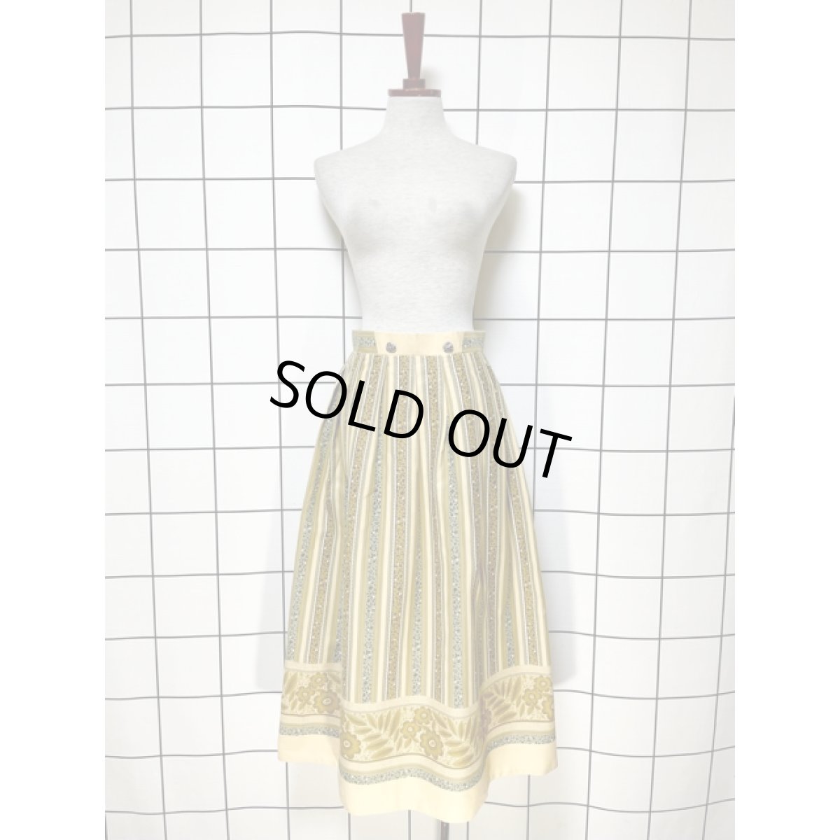 画像4: ストライプ 花柄 ドット ディアンドル チロルスカート ドイツ民族衣装 (4)