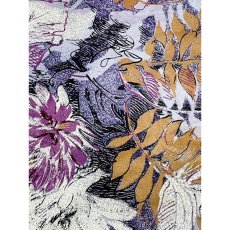 画像14: プリーツ切り替え 花柄 首元フリル リボン ウエストゴム レトロ USA古着 ヴィンテージワンピース (14)