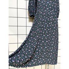 画像9: 花柄 レトロ USA古着 ヴィンテージワンピース (9)
