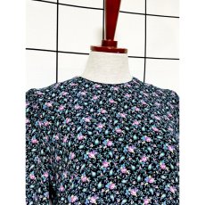 画像5: 花柄 レトロ USA古着 ヴィンテージワンピース (5)