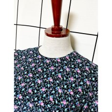 画像4: 花柄 レトロ USA古着 ヴィンテージワンピース (4)