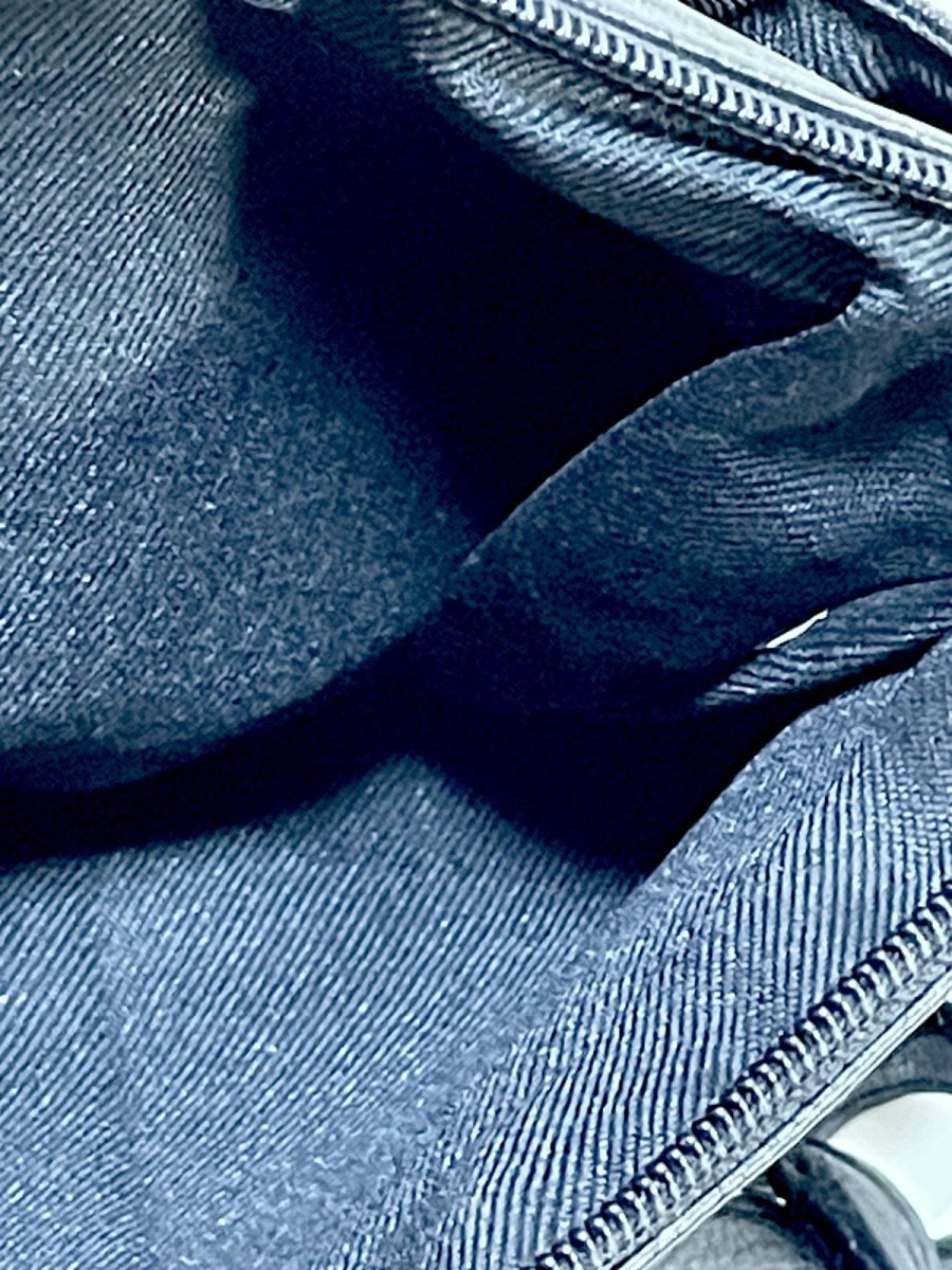 画像7: ゾウ ブラック レザー レディース レトロ古着 ヴィンテージ ショルダーバッグ 鞄 (7)