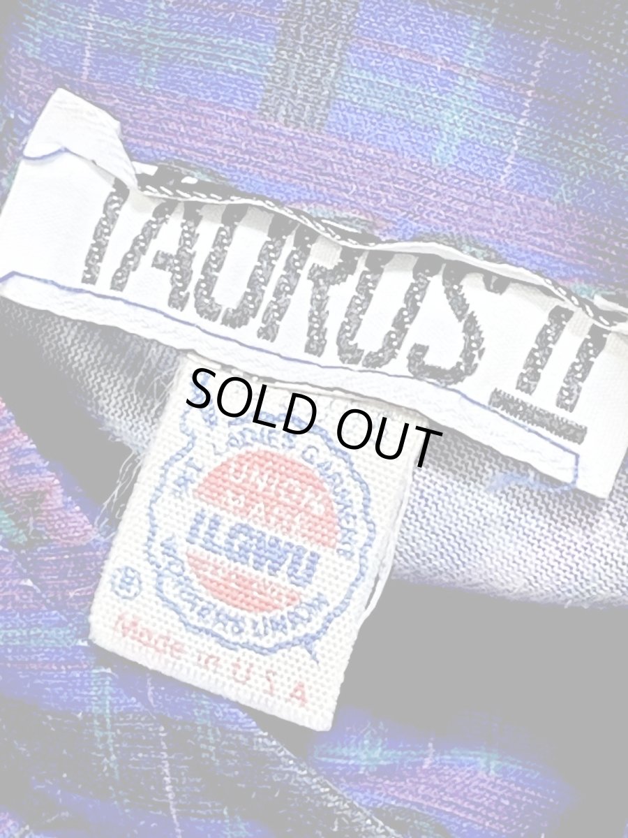 画像13: チェック柄 ウエストゴム レトロ 半袖 USA古着 ヴィンテージワンピース (13)