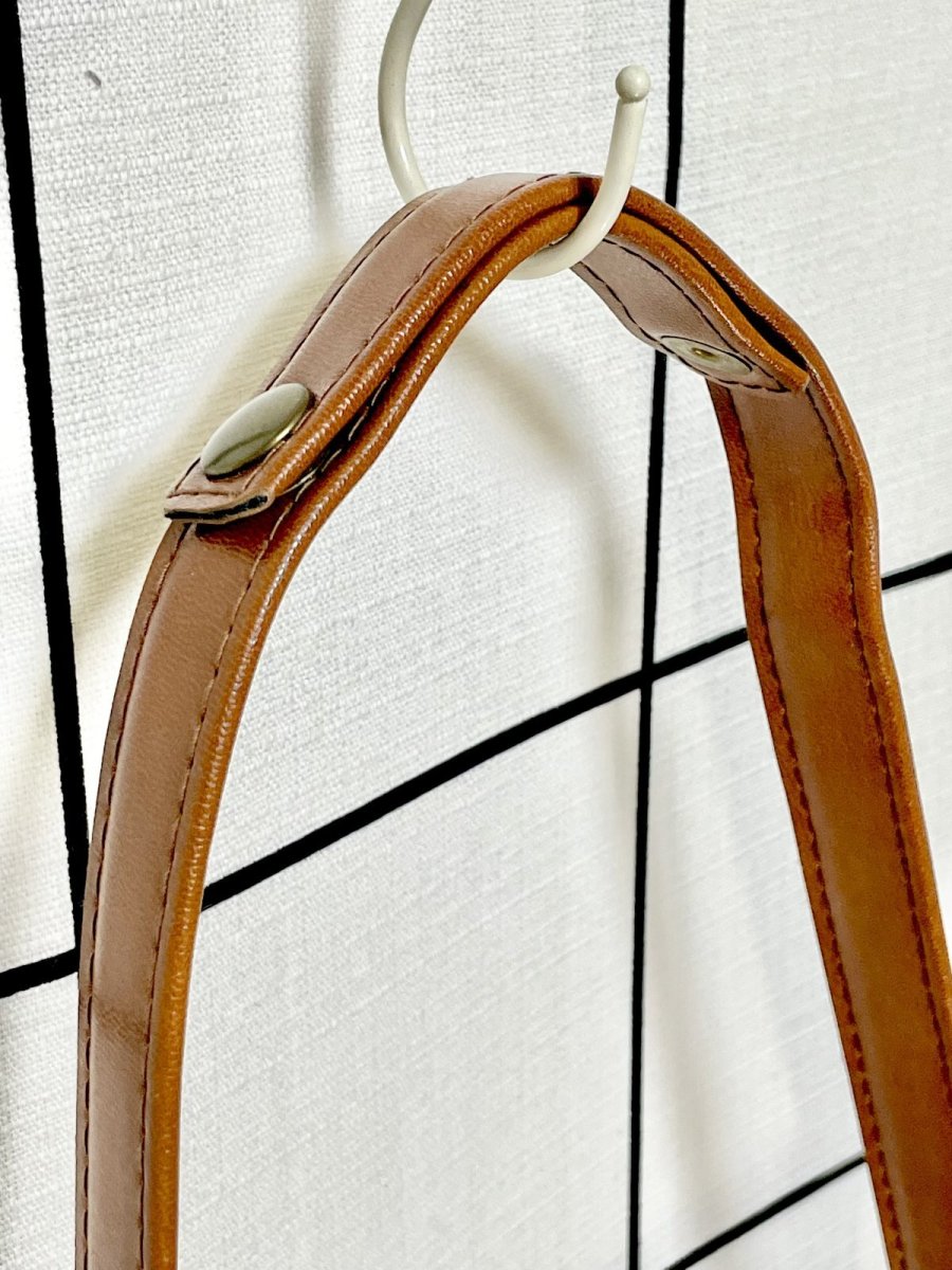 画像9: 2WAY フェイクレザー レディース レトロ古着 ヴィンテージ ショルダーバッグ 鞄 (9)