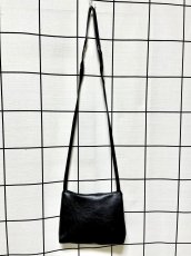 画像3: ゾウ ブラック レザー レディース レトロ古着 ヴィンテージ ショルダーバッグ 鞄 (3)