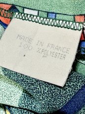 画像12: フランス製 FRANCE ストライプ ボーダー 長袖 レトロ ヨーロッパ古着 シャツ ヴィンテージブラウス (12)
