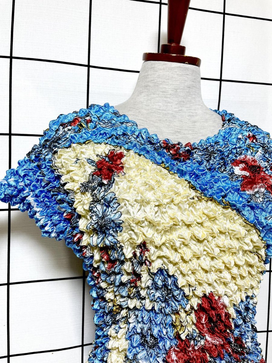 画像6: ポップコーントップス レトロ ヴィンテージ ヨーロッパ古着 ブラウス シャツ (6)