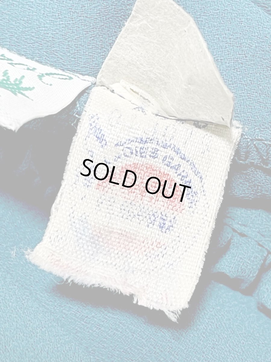 画像15: フリル装飾 ベルト付 無地 UNIONMADE ウエストゴム レトロ USA古着 ヴィンテージドレス (15)