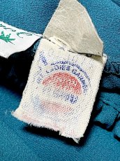 画像15: フリル装飾 ベルト付 無地 UNIONMADE ウエストゴム レトロ USA古着 ヴィンテージドレス (15)