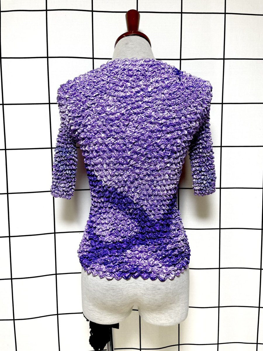 画像2: ポップコーントップス レトロ ヴィンテージ ヨーロッパ古着 ブラウス シャツ (2)