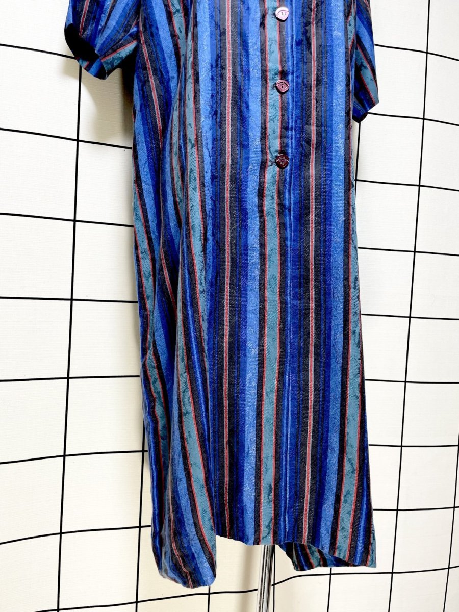 画像8: ストライプ レトロ USA古着 ヴィンテージワンピース (8)