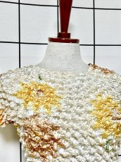 画像5: ポップコーントップス レトロ ヴィンテージ ヨーロッパ古着 ブラウス シャツ (5)