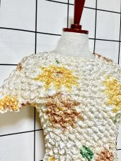 画像6: ポップコーントップス レトロ ヴィンテージ ヨーロッパ古着 ブラウス シャツ (6)