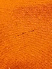 画像14: ブレード装飾 オレンジ フォークロア レトロ USA古着 ヴィンテージワンピース (14)