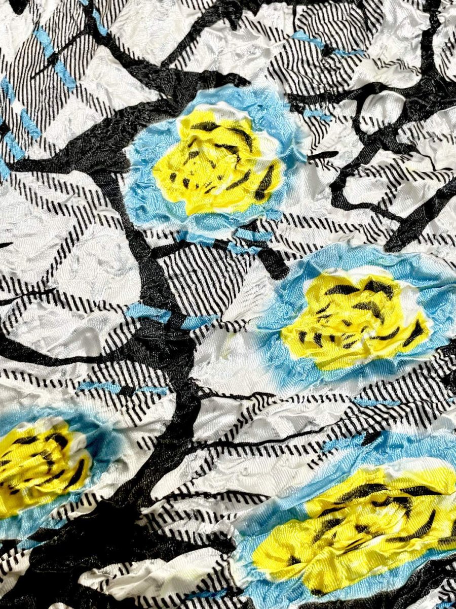 画像9: ポップコーントップス レトロ ヴィンテージ ヨーロッパ古着 ブラウス シャツ (9)