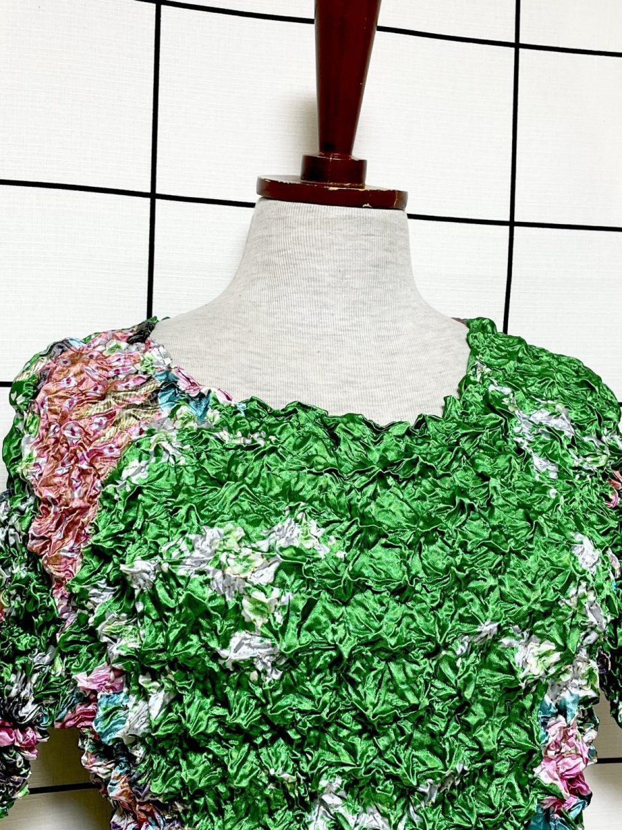 画像5: ポップコーントップス レトロ ヴィンテージ ヨーロッパ古着 ブラウス シャツ (5)