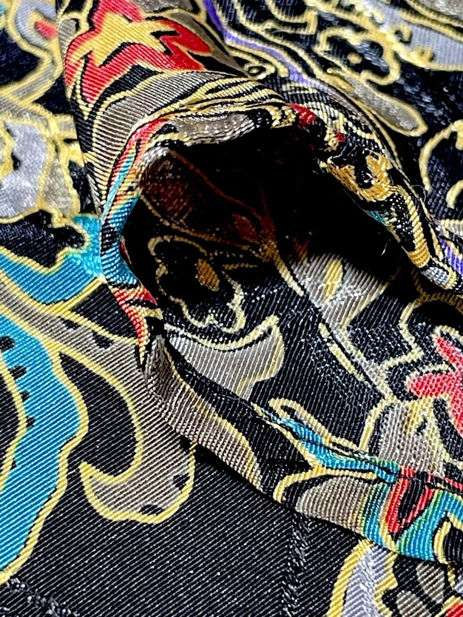 画像11: ペイズリー プルオーバー レトロ USA古着 シャツ ヴィンテージトップス (11)