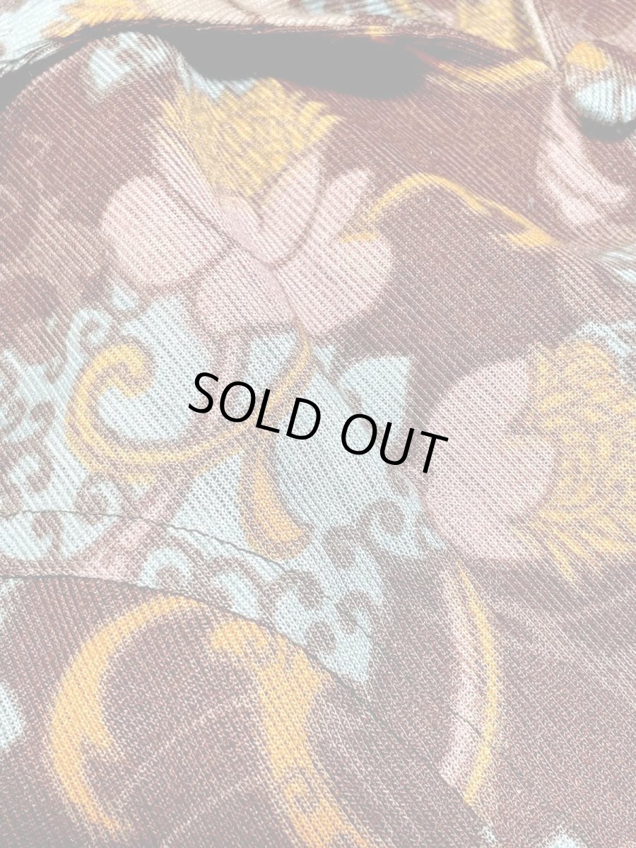 画像11: 花柄 ノースリーブ レトロ USA古着 ヴィンテージワンピース (11)