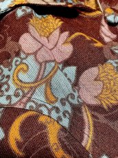 画像11: 花柄 ノースリーブ レトロ USA古着 ヴィンテージワンピース (11)