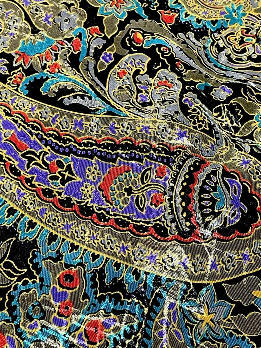 画像9: ペイズリー プルオーバー レトロ USA古着 シャツ ヴィンテージトップス (9)