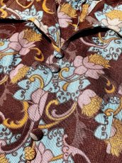 画像10: 花柄 ノースリーブ レトロ USA古着 ヴィンテージワンピース (10)