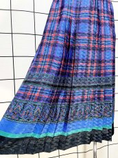 画像4: チェック レトロ USA古着 ヴィンテージスカート (4)