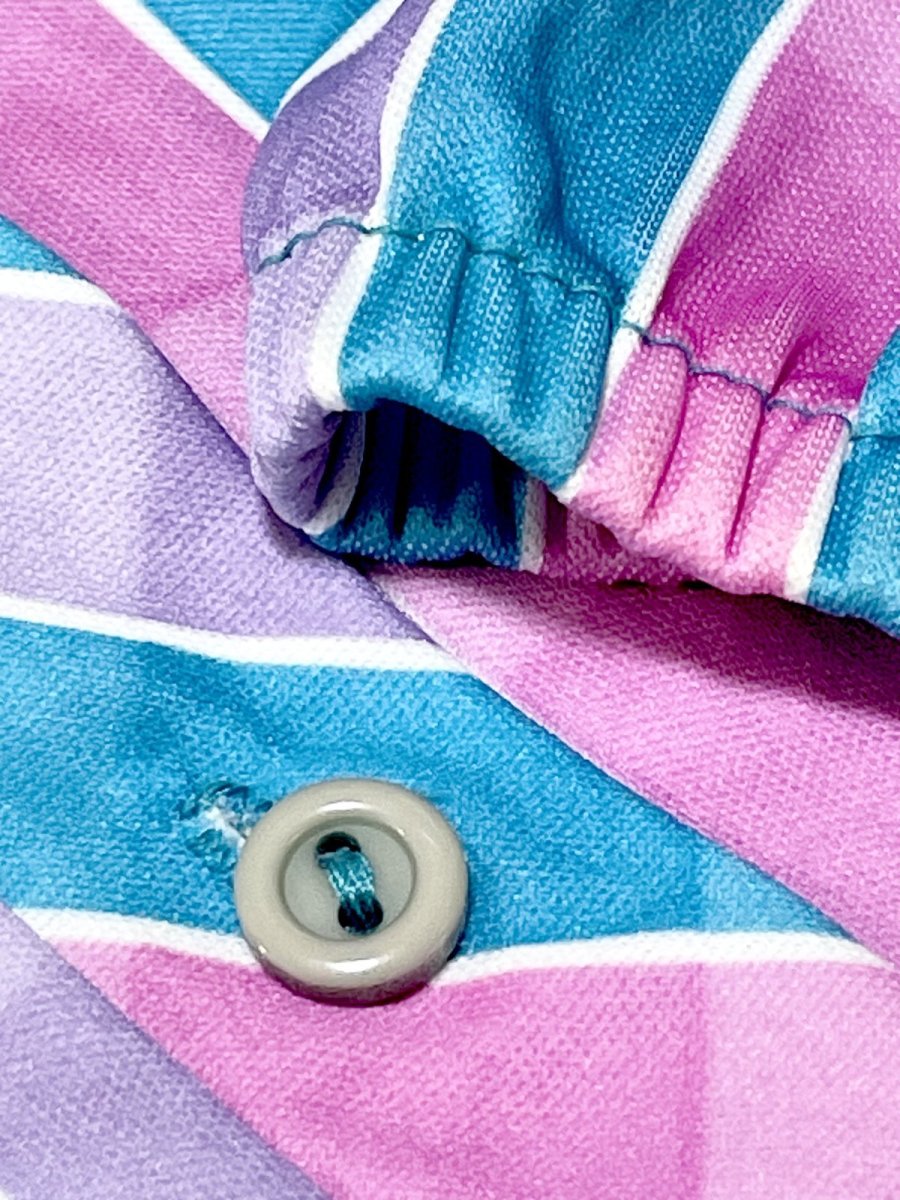 画像9: チェック プルオバー レトロ シャツ ヨーロッパ古着 ヴィンテージトップス (9)