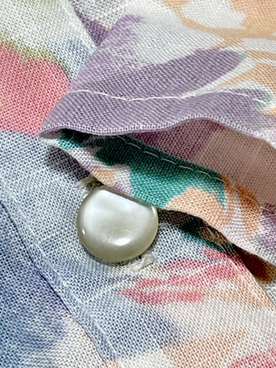 画像12: 花柄 ウエストゴム レトロ USA古着 ヴィンテージワンピース (12)