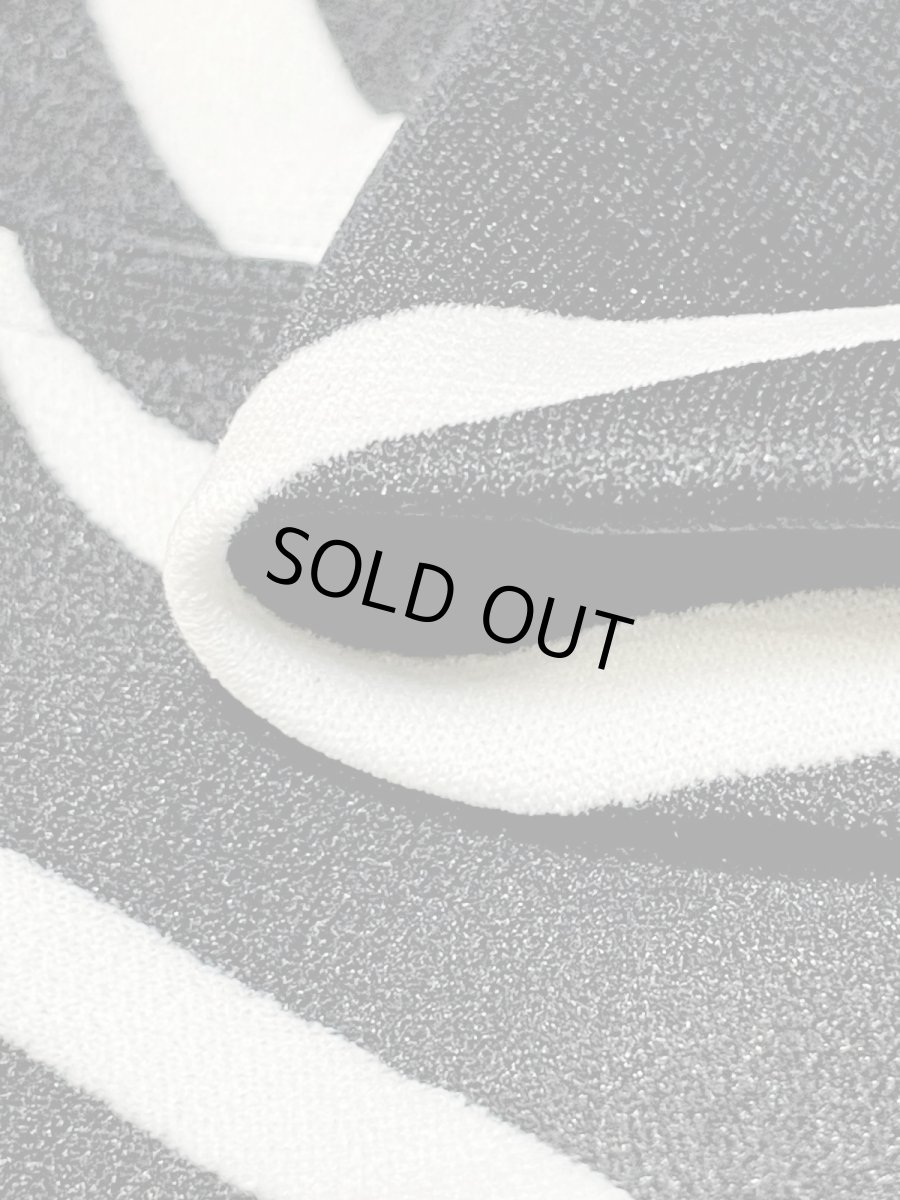 画像10: フランス古着 70's モノクロ 半袖 レトロモダン ヨーロッパ古着 ヴィンテージワンピース (10)