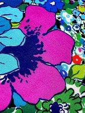 画像14: Hawaii レトロポップ サイケ 花柄 レトロ USA古着 ヴィンテージワンピース (14)