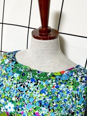 画像5: Hawaii レトロポップ サイケ 花柄 レトロ USA古着 ヴィンテージワンピース (5)