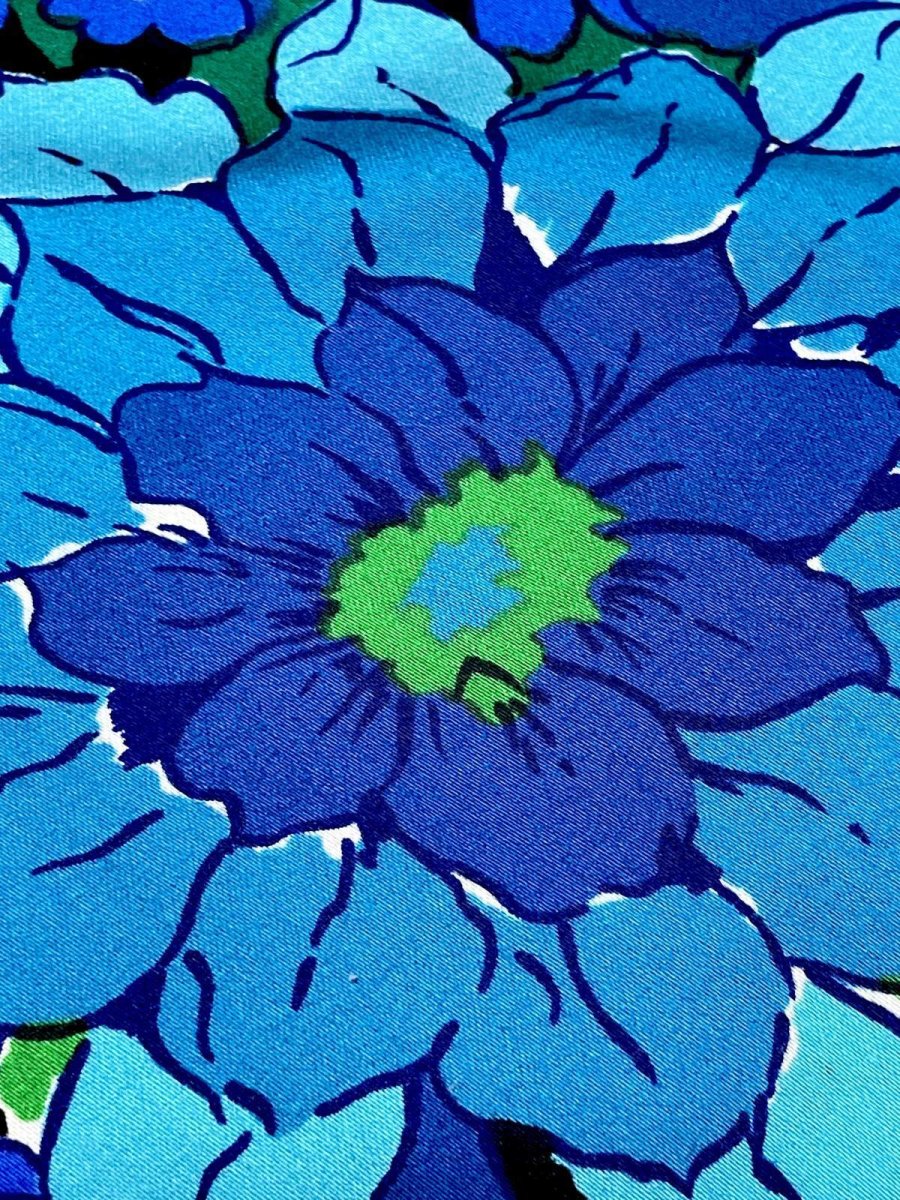 画像13: Hawaii レトロポップ サイケ 花柄 レトロ USA古着 ヴィンテージワンピース (13)