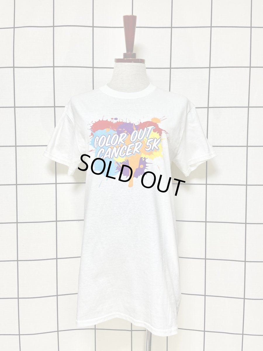 画像1: GILDAN ホワイト レトロ 古着 半袖 ヴィンテージ Tシャツ (1)
