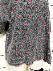 画像7: モノクロ レッド レトロ USA古着 半袖 ヴィンテージTシャツ (7)